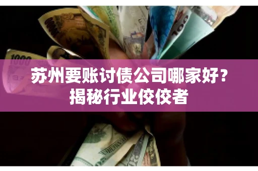 苏州要账讨债公司哪家好?揭秘行业佼佼者 苏州要账讨债公司哪家好?揭秘行业佼佼者
