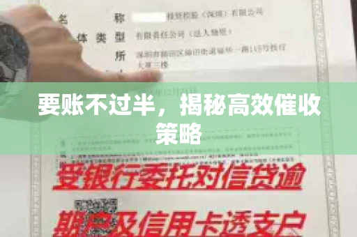要账不过半，揭秘高效催收策略