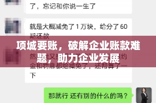 项城要账，破解企业账款难题，助力企业发展