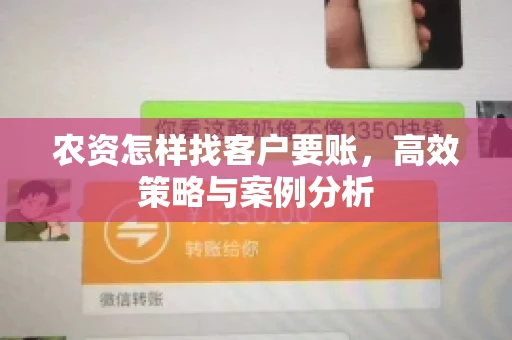 农资怎样找客户要账,高效策略与案例分析 农资怎样找客户要账,高效策略与案例分析