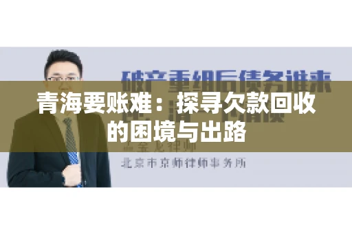 青海要账难:探寻欠款回收的困境与出路 青海要账难:探寻欠款回收的困境与出路