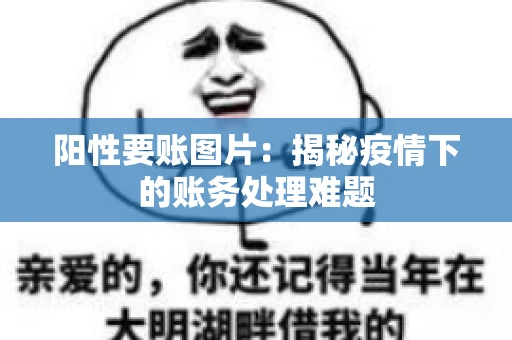 阳性要账图片：揭秘疫情下的账务处理难题