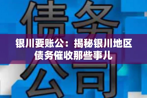 银川要账公：揭秘银川地区债务催收那些事儿
