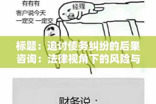 标题：追讨债务纠纷的后果咨询：法律视角下的风险与应对
