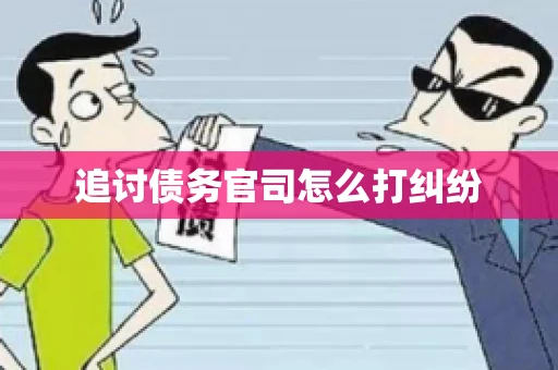 追讨债务官司怎么打纠纷