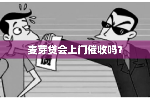 麦芽贷会上门催收吗？