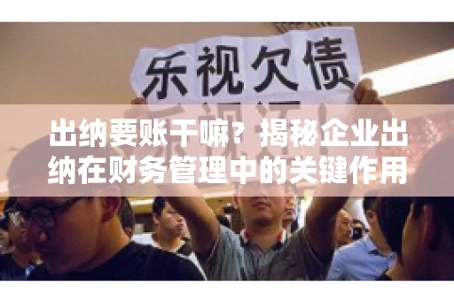 出纳要账干嘛？揭秘企业出纳在财务管理中的关键作用